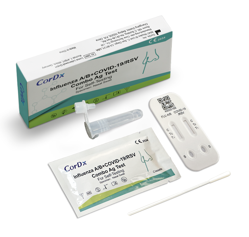 CorDx Combo4 Vierfachschnelltest - 1er Packung (Min. 2 Stk.)